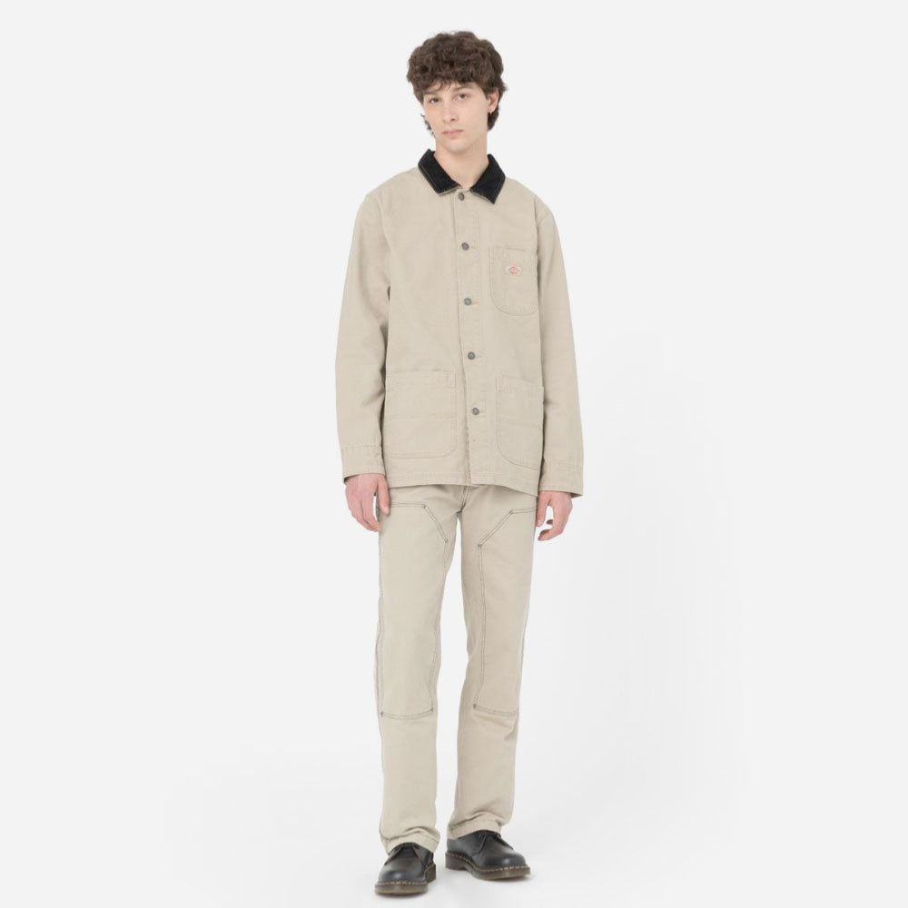 DICKIES  - DUCK CANVAS CHORE JACKET STONE WASH - Desert Sand