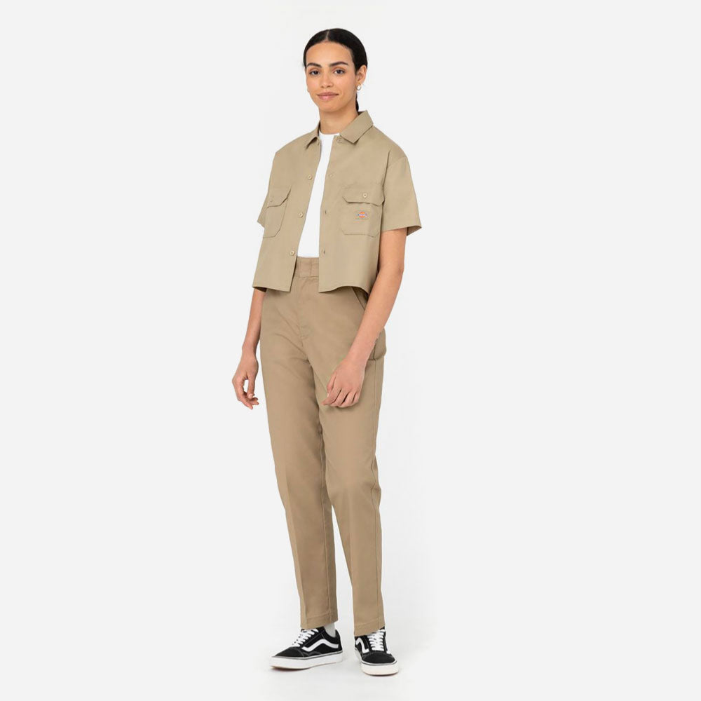 DICKIES - WORK SHIRT SS REC - Khaki