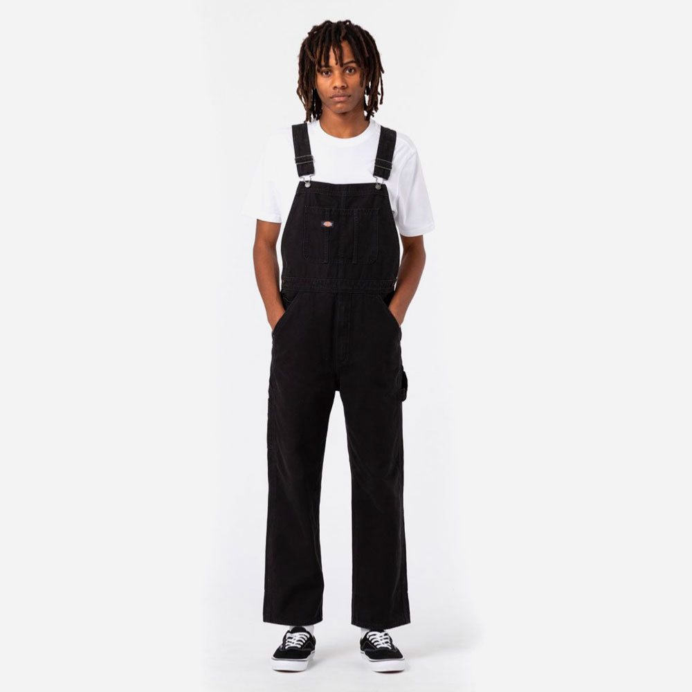 DICKIES - DUCK CANVAS CLASSIC BIB SW - BLACK