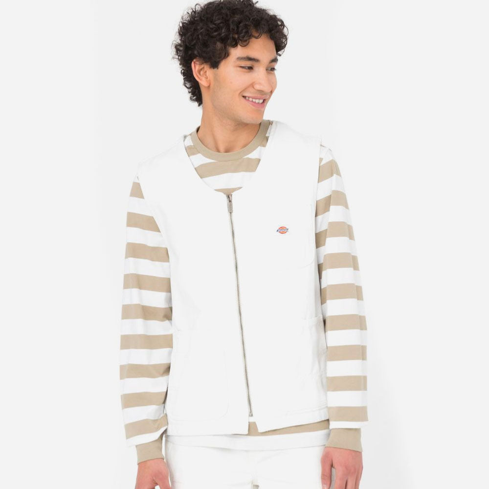DICKIES  - DUCK CANVAS SMR VEST SW - CLOUD