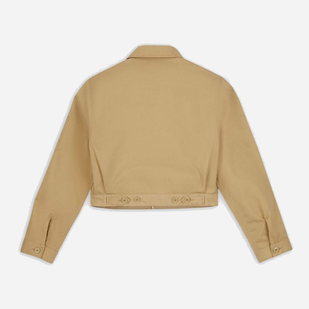 DICKIES - LINED EISENHOWER CROPPED W REC - KHAKI