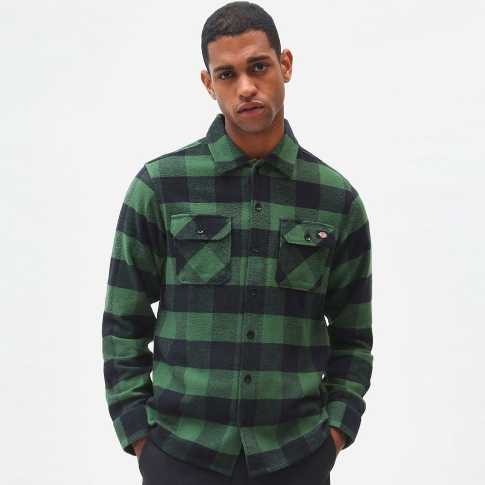 DICKIES - NEW SACRAMENTO SHIRT - PINE GREEN