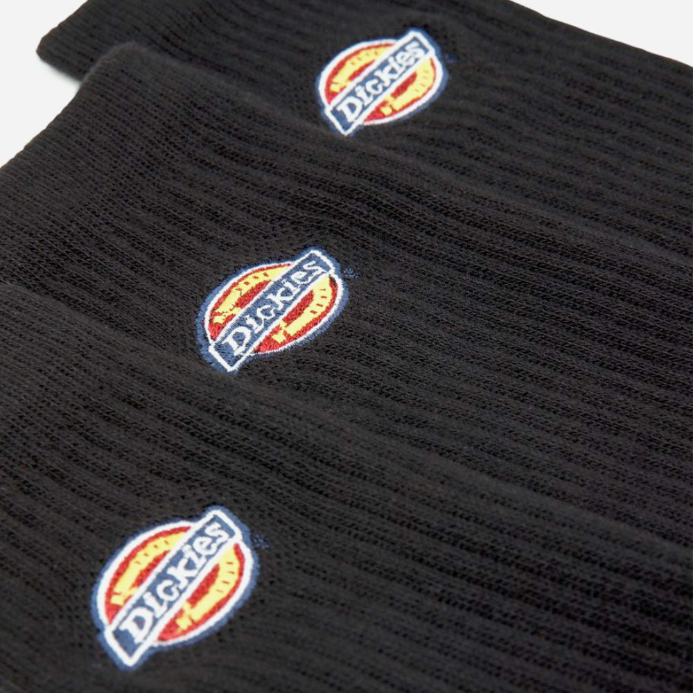 DICKIES - VALLEY GROVE 3 PACK SOCKS - Black