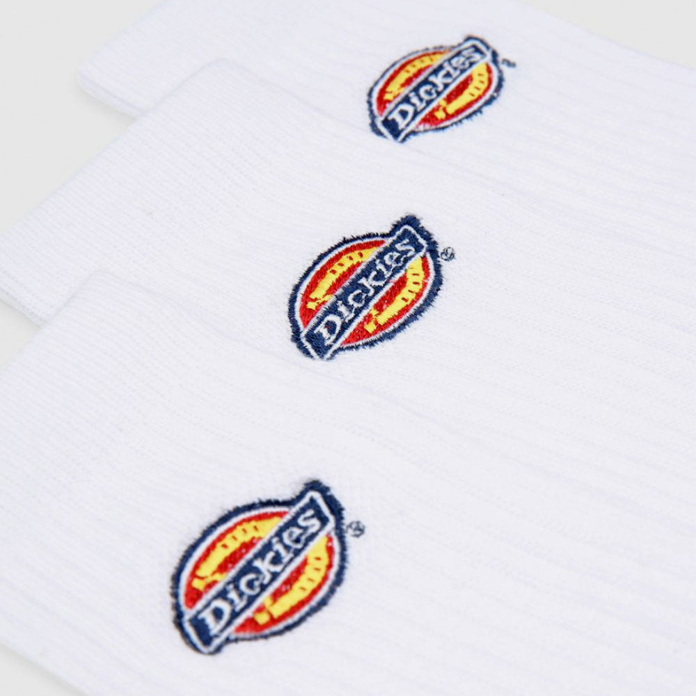 DICKIES - VALLEY GROVE 3 PACK SOCKS - White