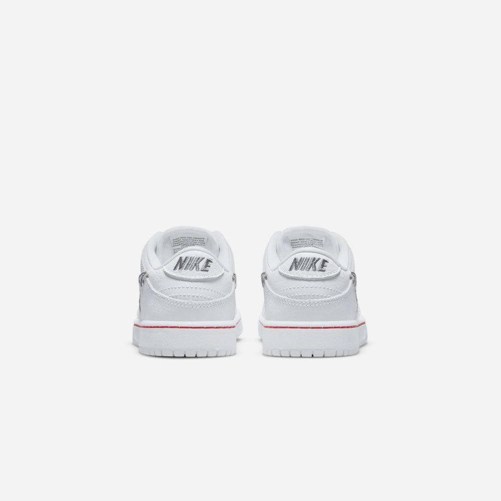 NIKE SB - DUNK LOW PRO  (PS) "OSKI" - White-Cool Grey-White-White
