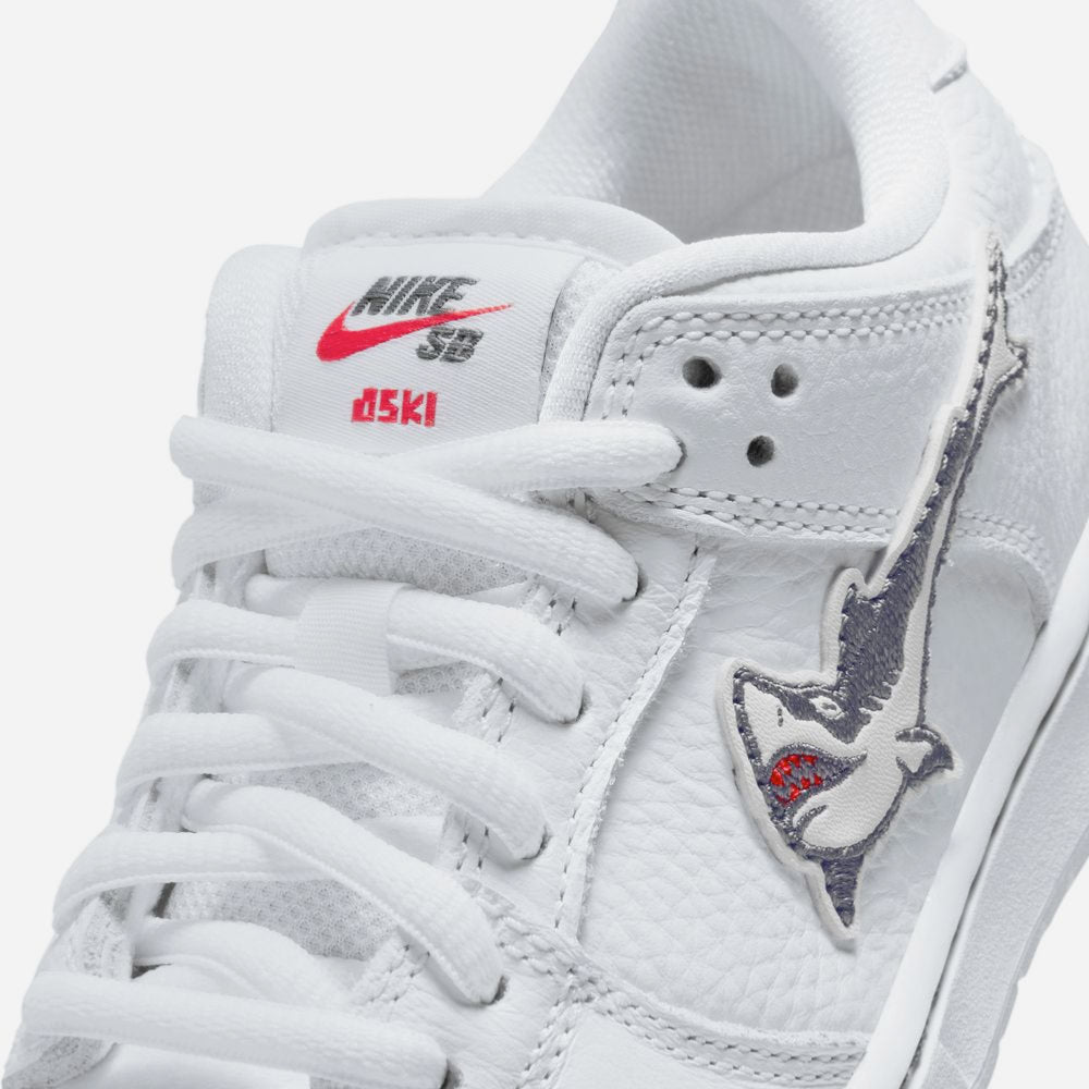 NIKE SB - DUNK LOW PRO  (PS) "OSKI" - White-Cool Grey-White-White