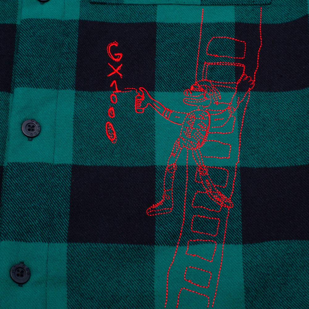 GX1000 - SPRAY FLANNEL - Green