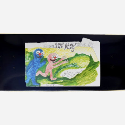 Glue skateboards - ostrowski "come alone and play" - black