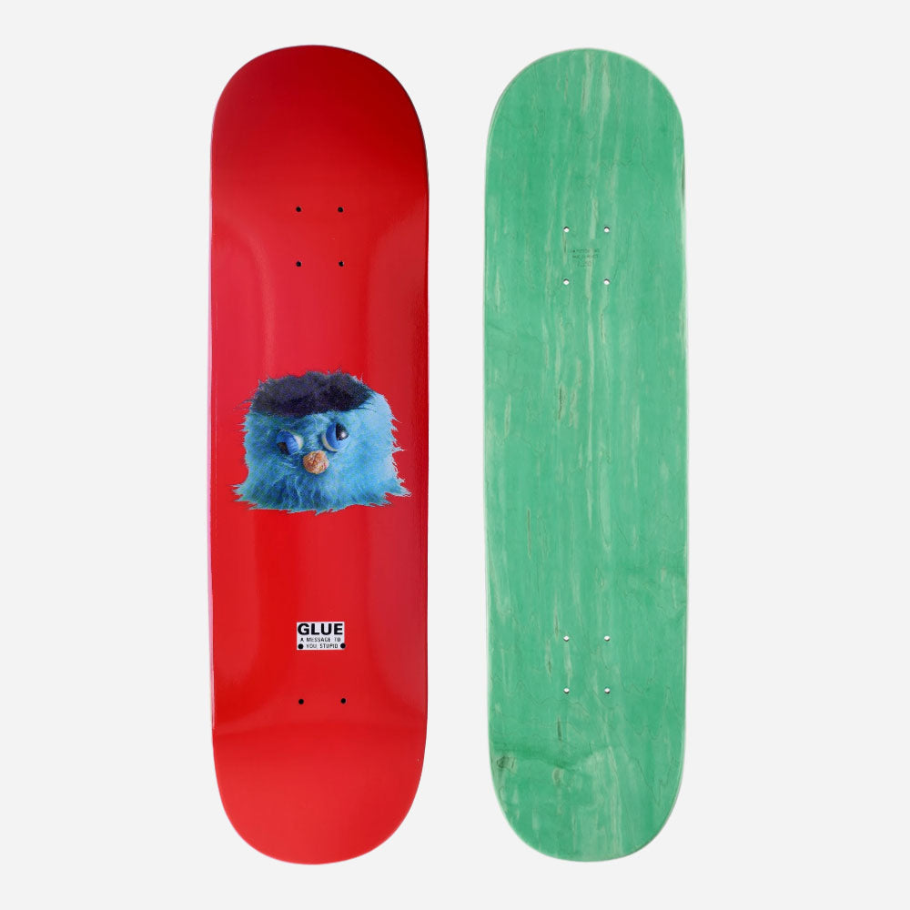 Glue skateboards - "dysphoria" - red