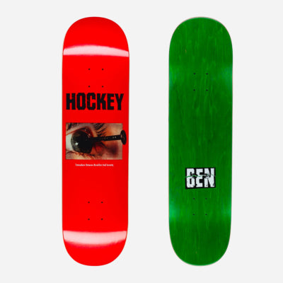 Skateboards hockey - Breakfast Insanity Deck - Red