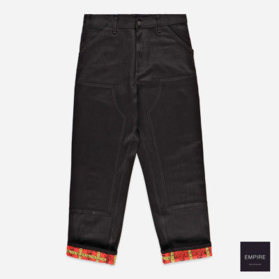 HOCKEY x CARHARTT WIP DOUBLE KNEE DENIM PANT - BLACK
