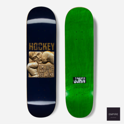 Hockey skateboards "Happy to be here" John