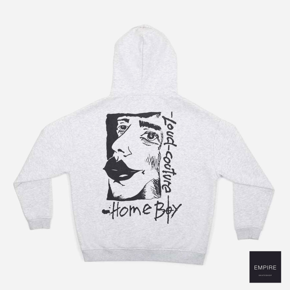 Homeboy Fat Lips Hood - Ash Heather