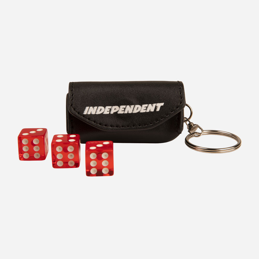INDEPENDENT - BTG SHEAR ROLL EM'DICE SET - BLACK/RED