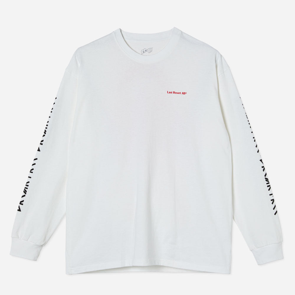 LAST RESORT AB - DRAGON LS TEE - White