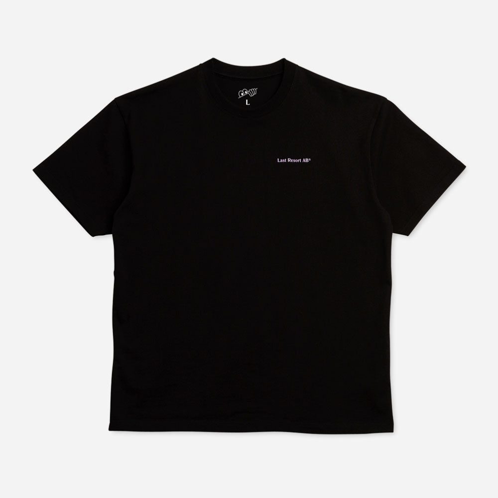 LAST RESORT AB - ATLAS MONOGRAM TEE - Black Lilac