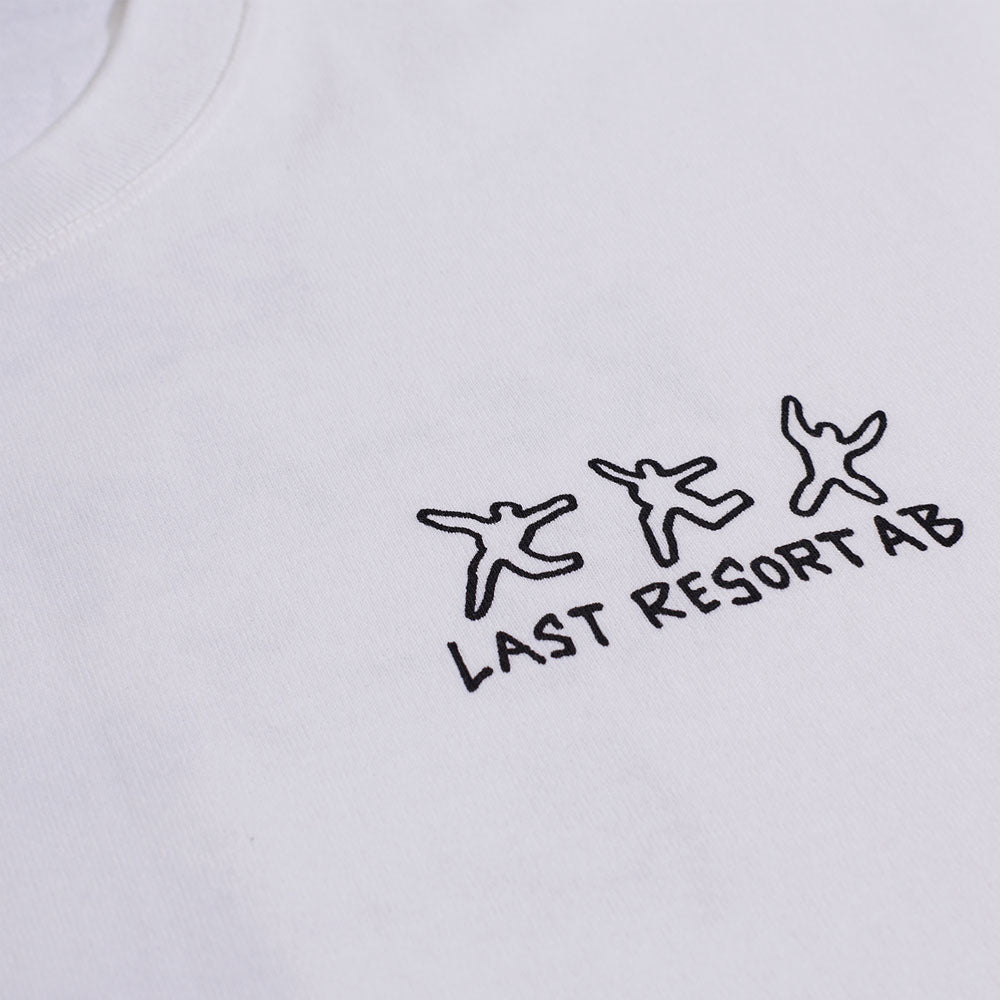 LAST RESORT AB - MESSAGE TEE - White