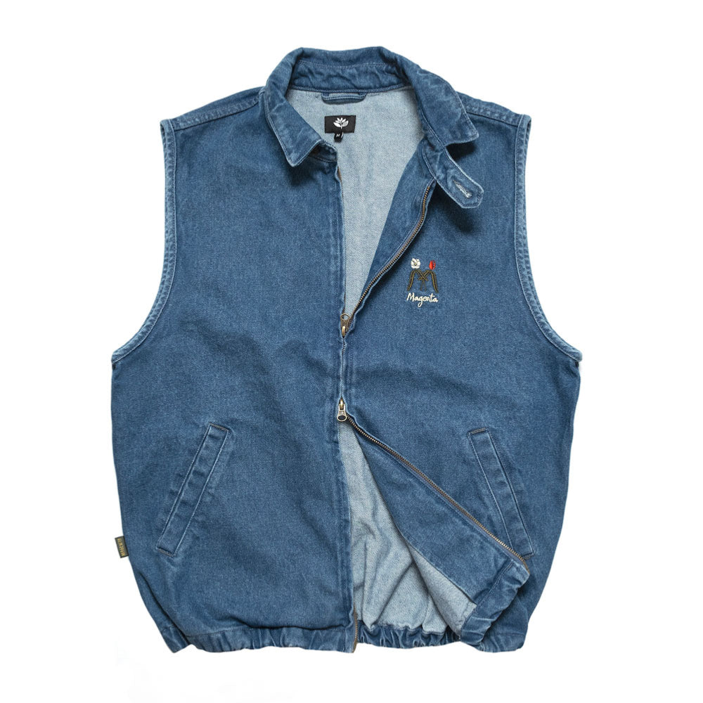 MAGENTA - LOVER VEST - LIGHT BLUE