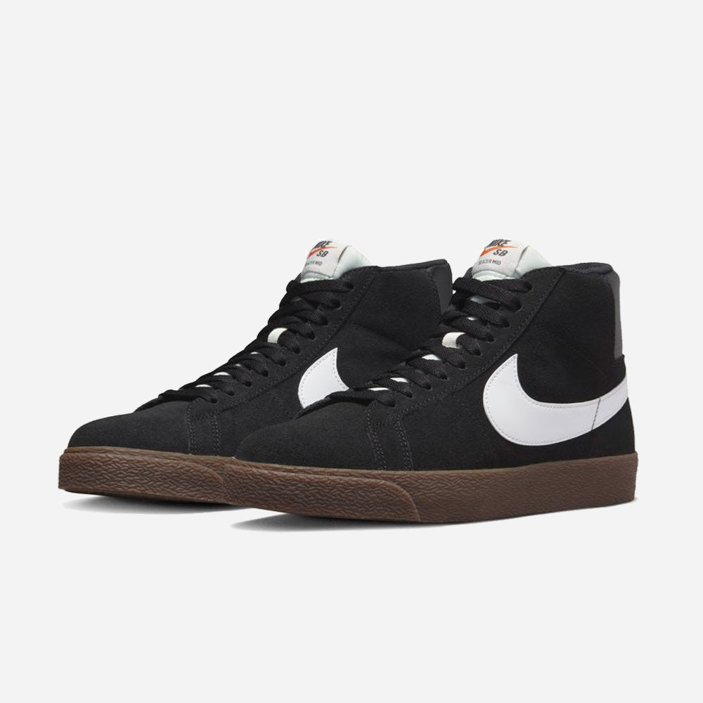 NIKE SB - BLAZER MID - Black White Black Sail