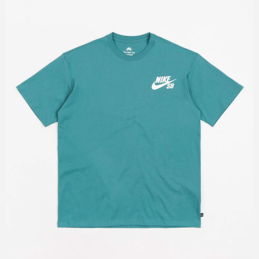 NIKE SB - ICON LOGO TEE - Mineral Teal