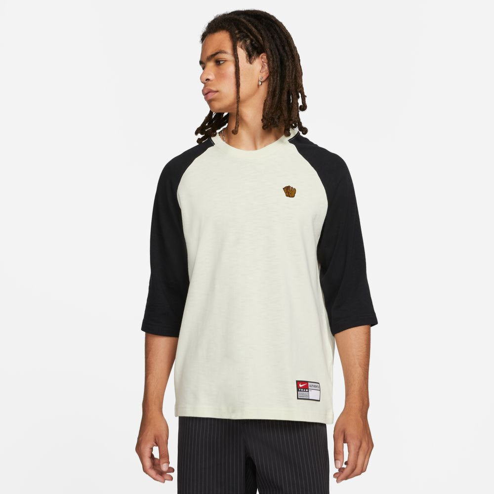 NIKE SB x MLB - BASEBALL "SF GIANTS" RAGLAN TEE  - Coconut Milk - Black