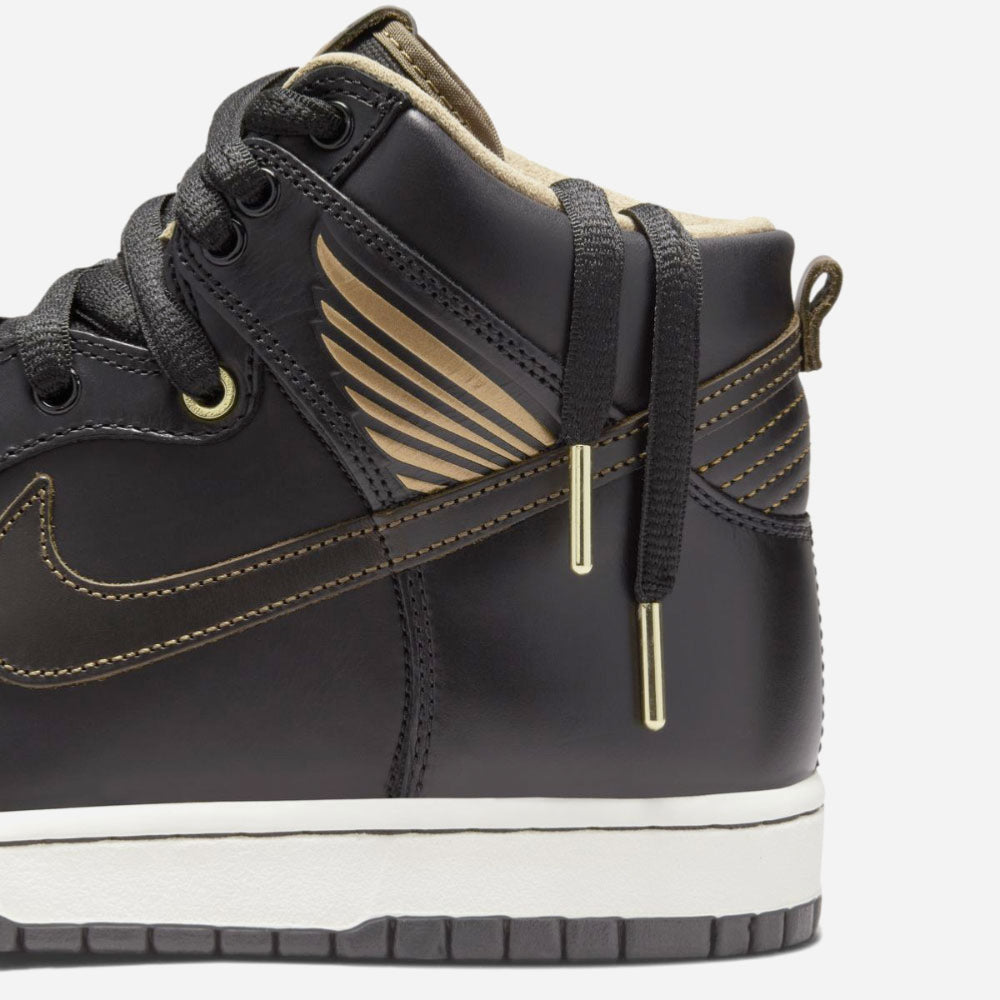 NIKE SB - DUNK HIGH OG QS PAWNSHOP - Black - Black - Metallic Gold