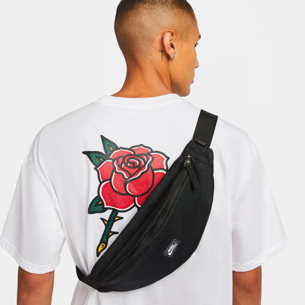 Nike SB Heritage Crossbody Bag - Black Black White