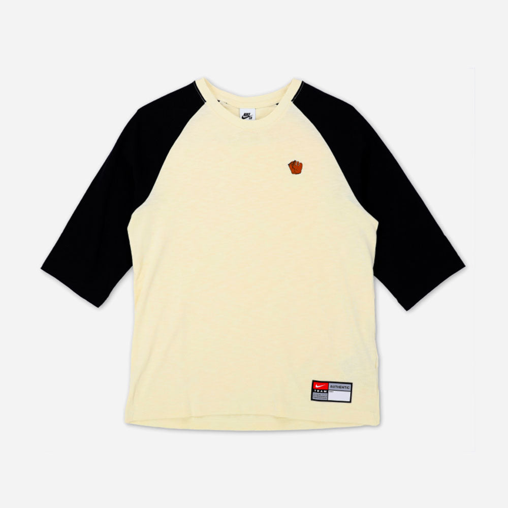 NIKE SB x MLB - BASEBALL "SF GIANTS" RAGLAN TEE  - Coconut Milk - Black