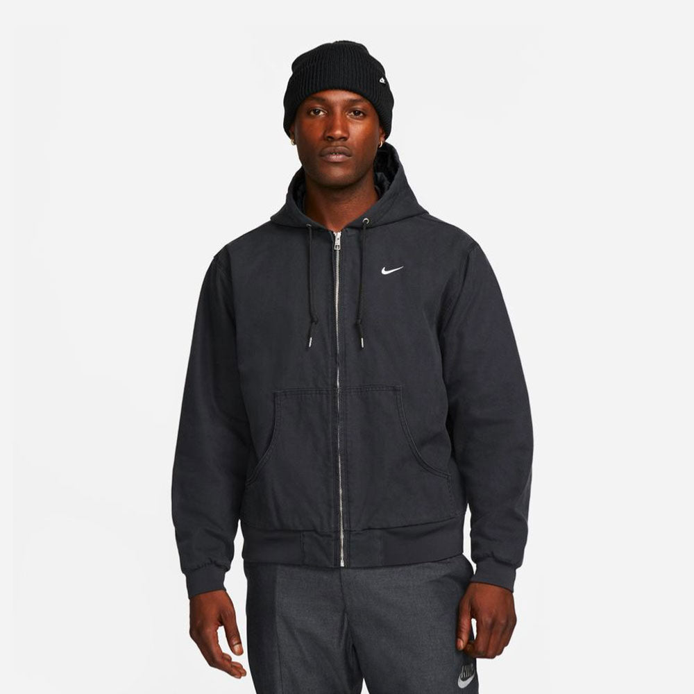 NIKE SB PADDED HOOD JACKET  - OFF BLACK