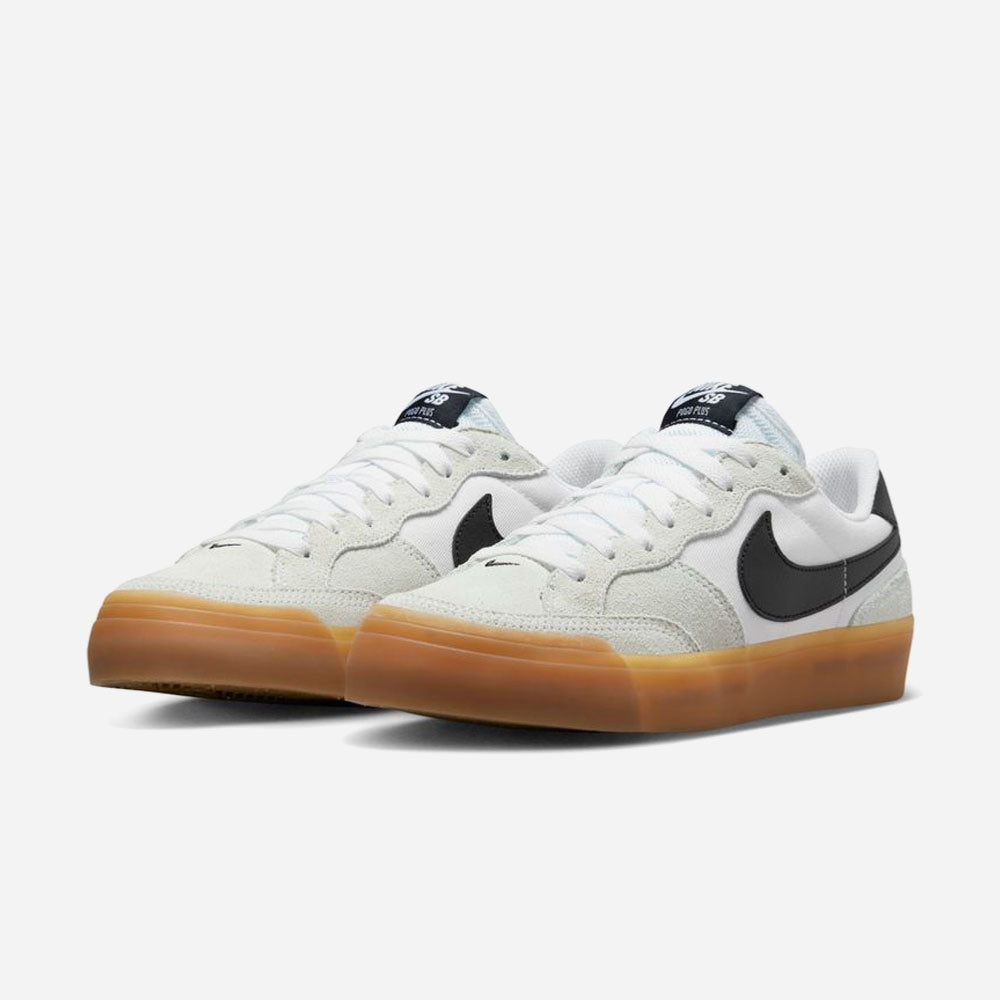NIKE SB - POGO  - WHITE BLACK WHITE GUM LIGHT BROWN