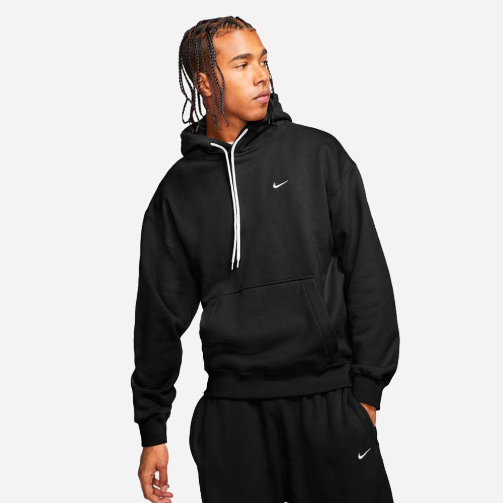 NIKE SB - SOLO SWOOSH HOODIE - Black White