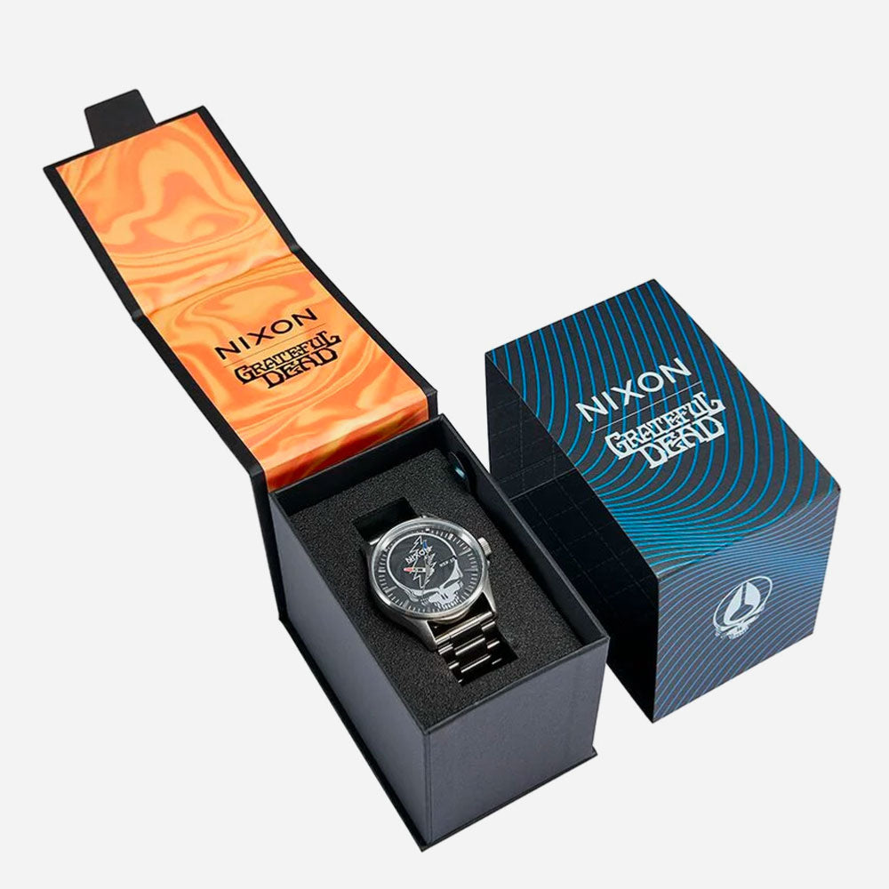 NIXON - GRATEFUL DEAD SENTRY ACIER - Black Silver