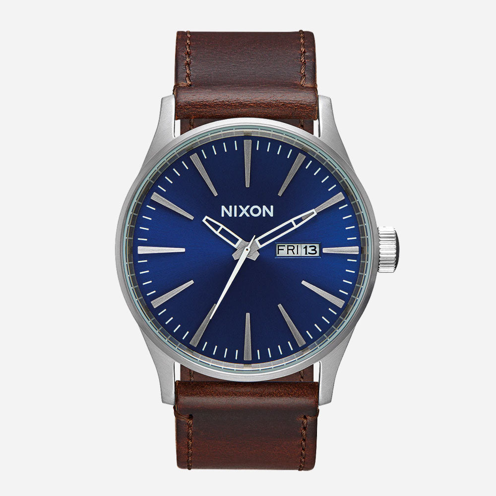 Nixon - Sentry Leather - Blue - Brown