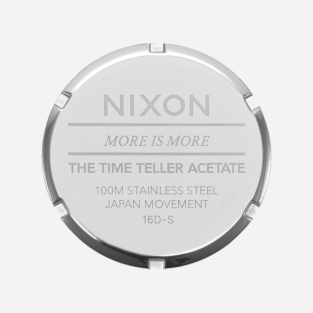 Nixon - Time Teller Acetate - Pink - Silver