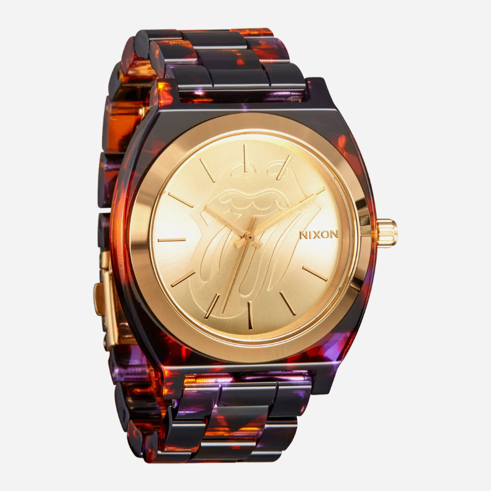 NIXON - ROLLING STONES TIME TELLER ACETATE - Multi - Gold