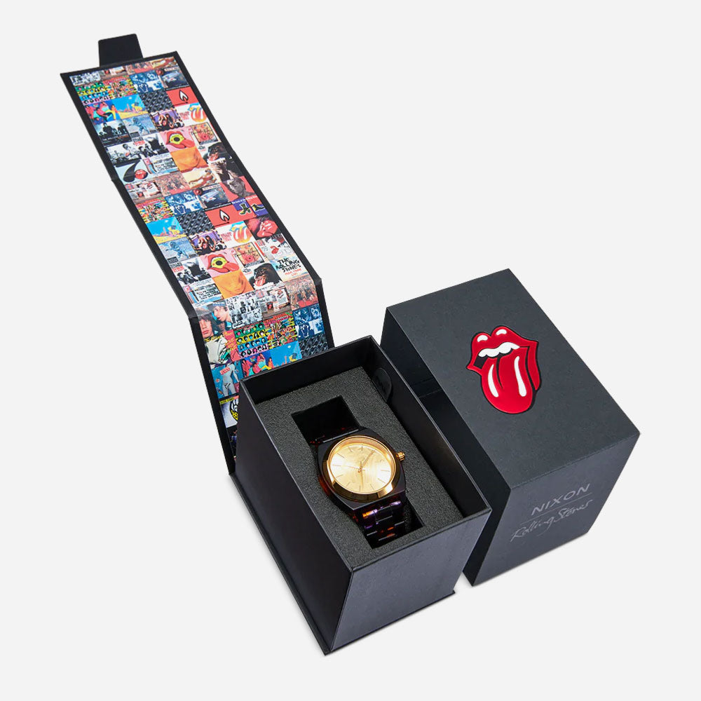 NIXON - ROLLING STONES TIME TELLER ACETATE - Multi - Gold