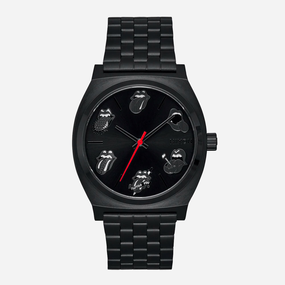 NIXON - ROLLING STONES TIME TELLER - ALL BLACK
