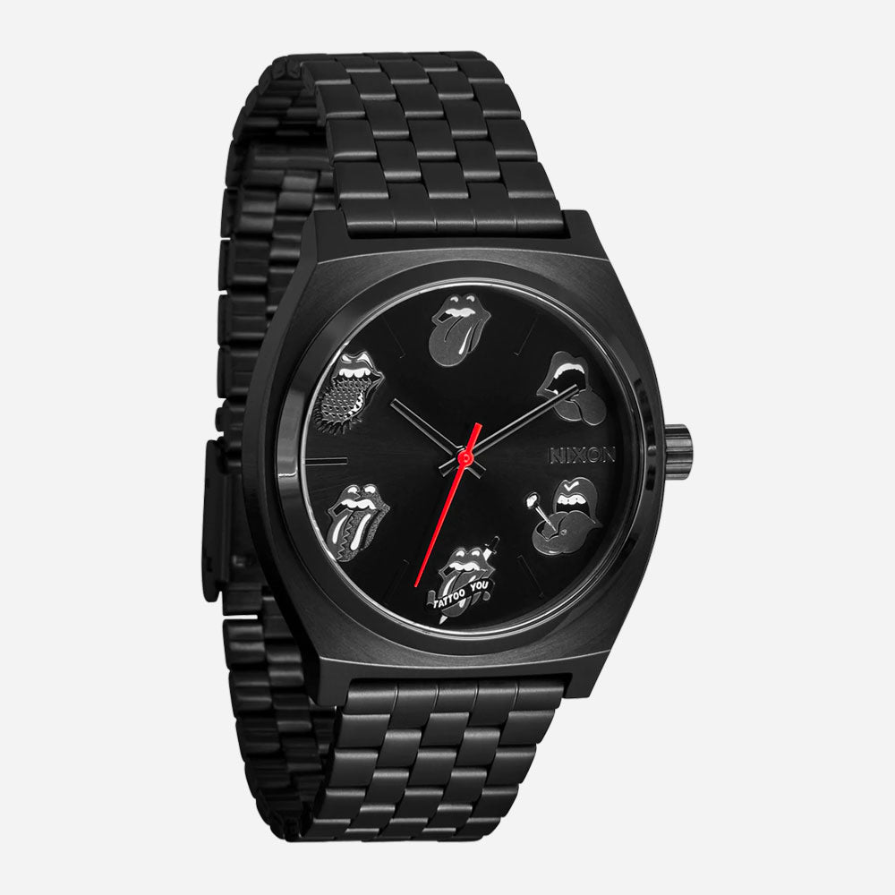 NIXON - ROLLING STONES TIME TELLER - ALL BLACK