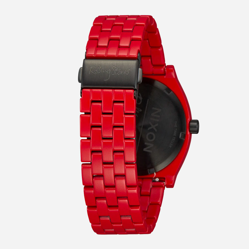 NIXON - ROLLING STONES TIME TELLER - ALL RED