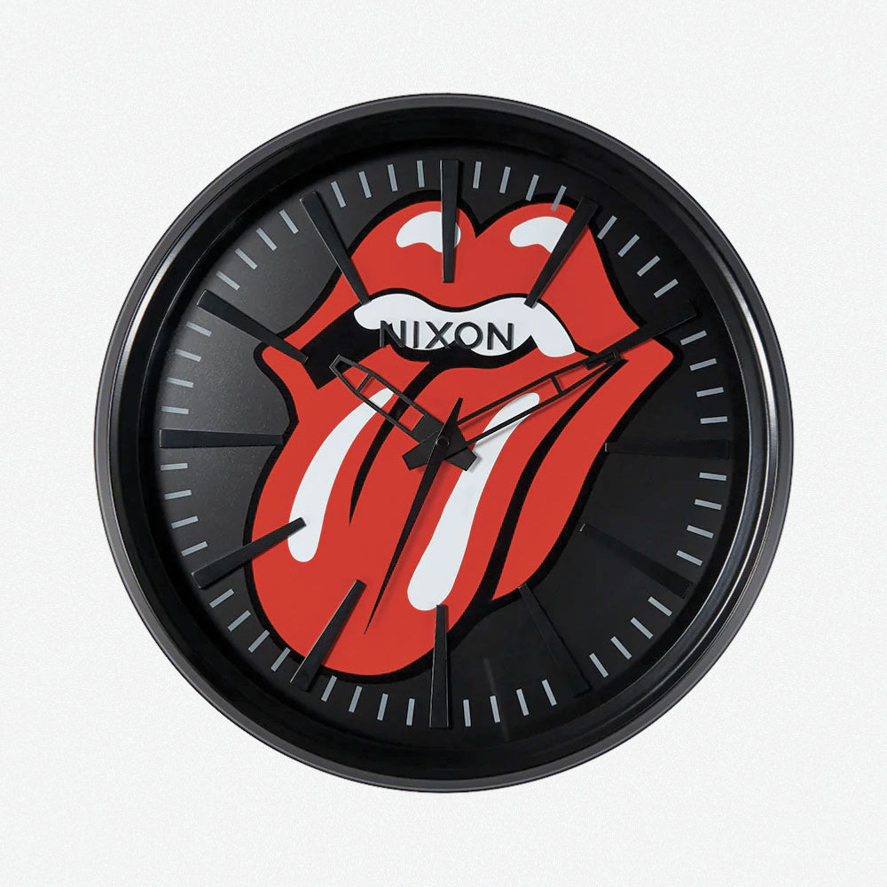 NIXON - ROLLING STONES SENTRY WALL CLOCK - Black