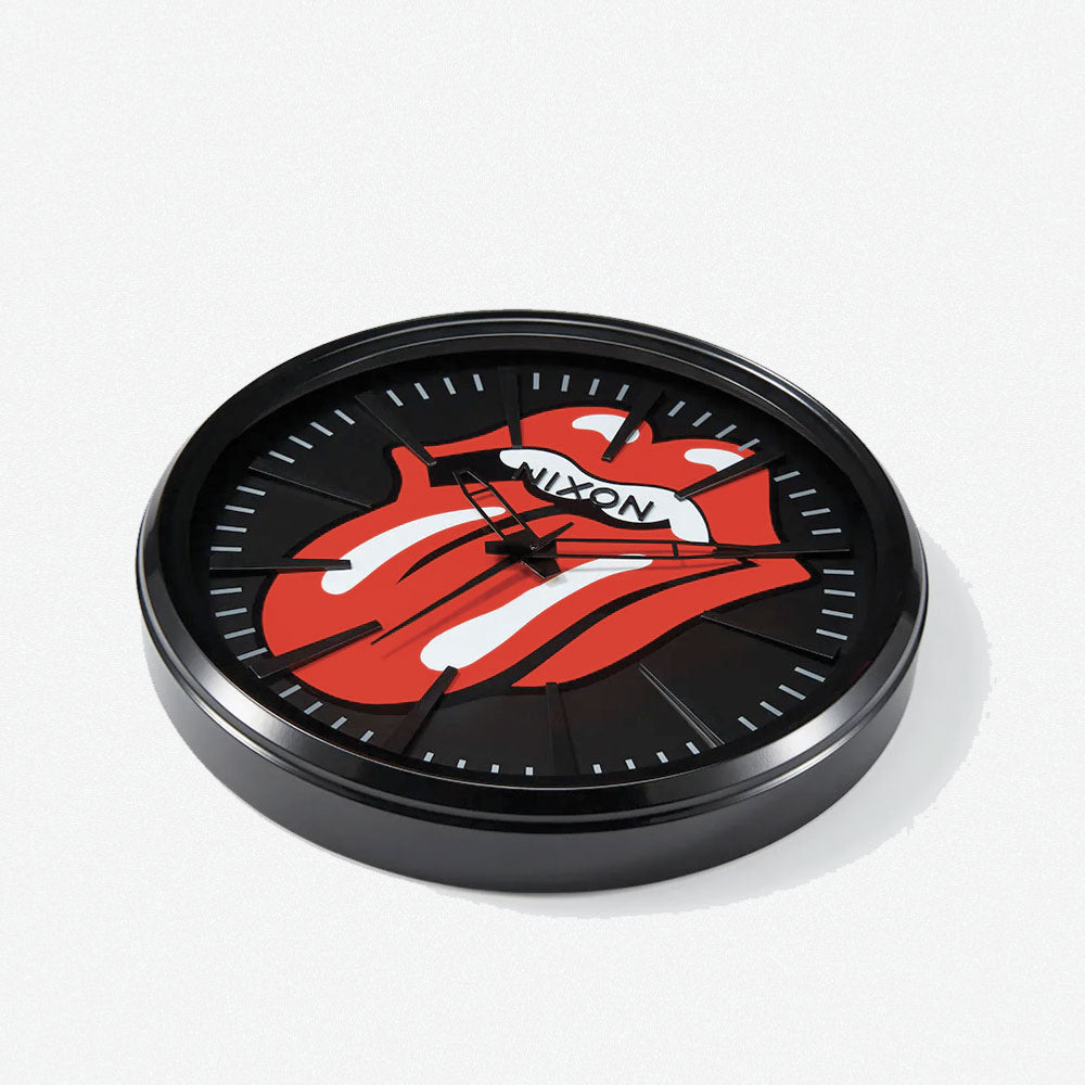 NIXON - ROLLING STONES SENTRY WALL CLOCK - Black