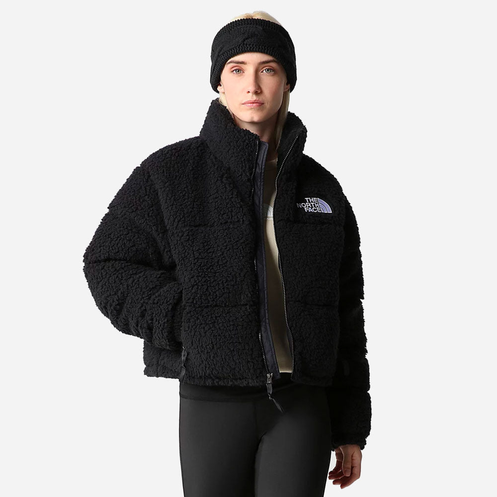 THE NORTH FACE WOMEN - HIGH PILE NUPTSE JACKET - TNF BLACK