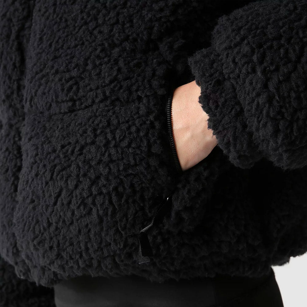 THE NORTH FACE WOMEN - HIGH PILE NUPTSE JACKET - TNF BLACK