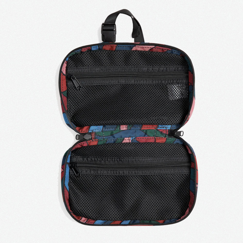 Parra - Distorted Waves Toiletry Bag - Multi