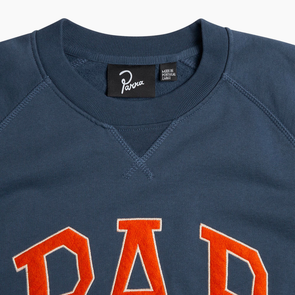 PARRA - EDUCATIONAL CREW NECK SWEATSHIRT - BLUE
