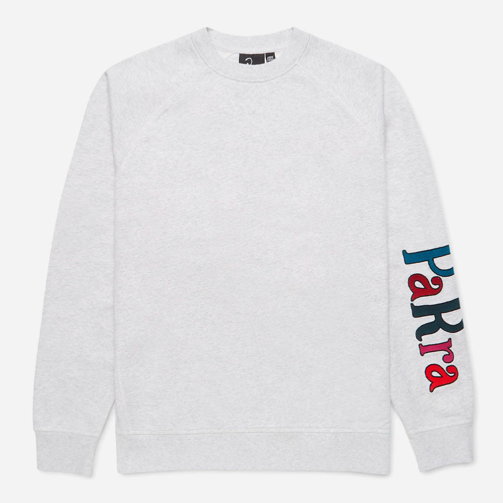 Parra - Serif Logo Crew Neck Sweatshirt - ASH Gray