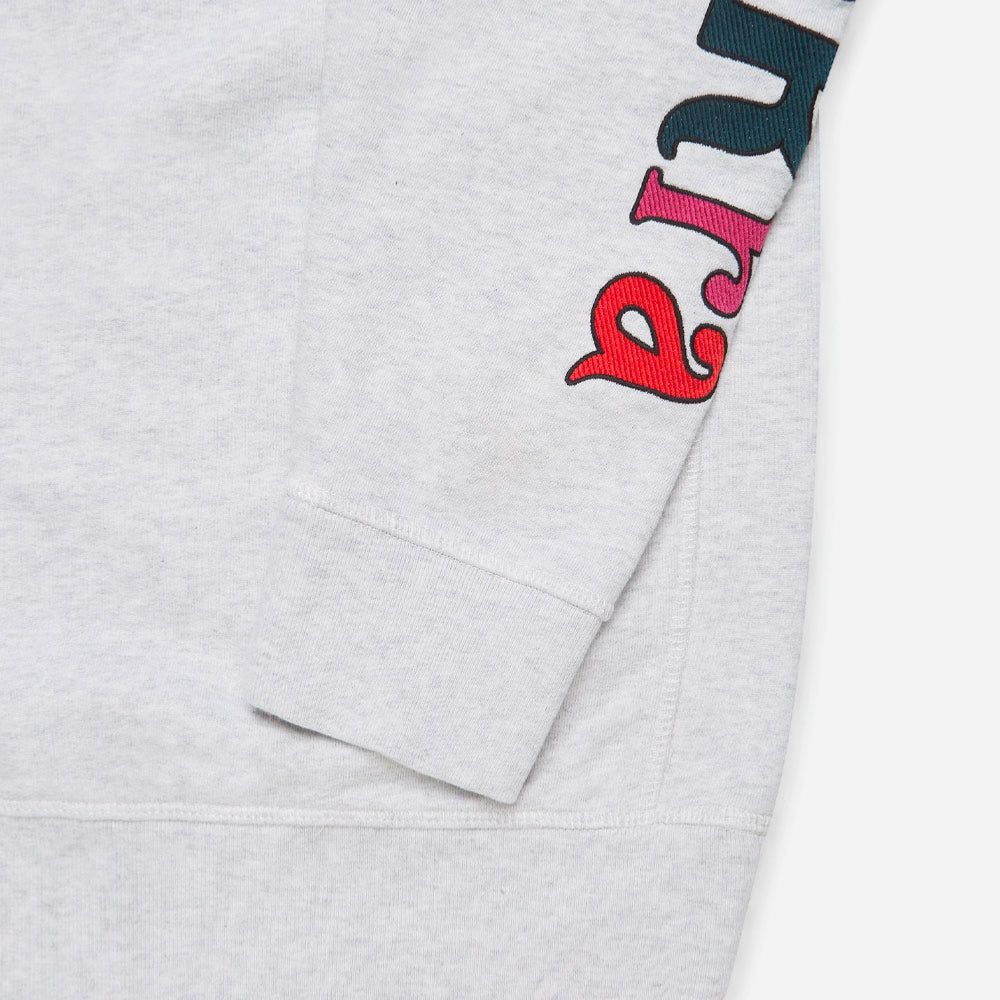 PARRA - SERIF LOGO CREW NECK SWEATSHIRT - Ash Grey