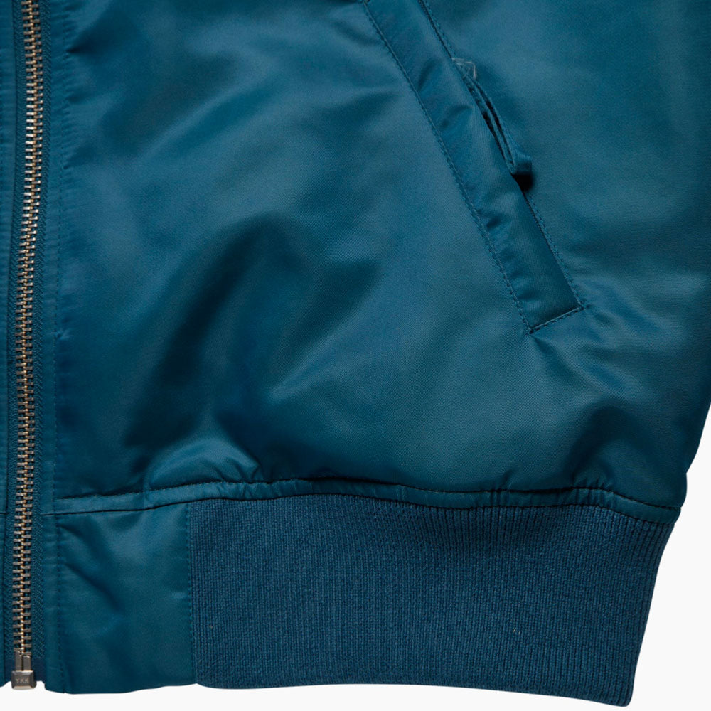 PARRA -  STACKED PETS VARSITY JACKET - Teal