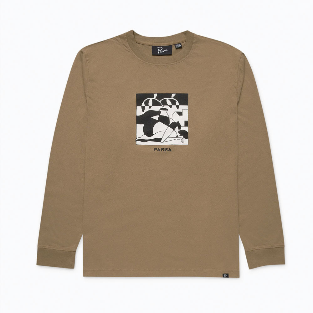 Parra - The Lost Seeds LS Tee - Camel