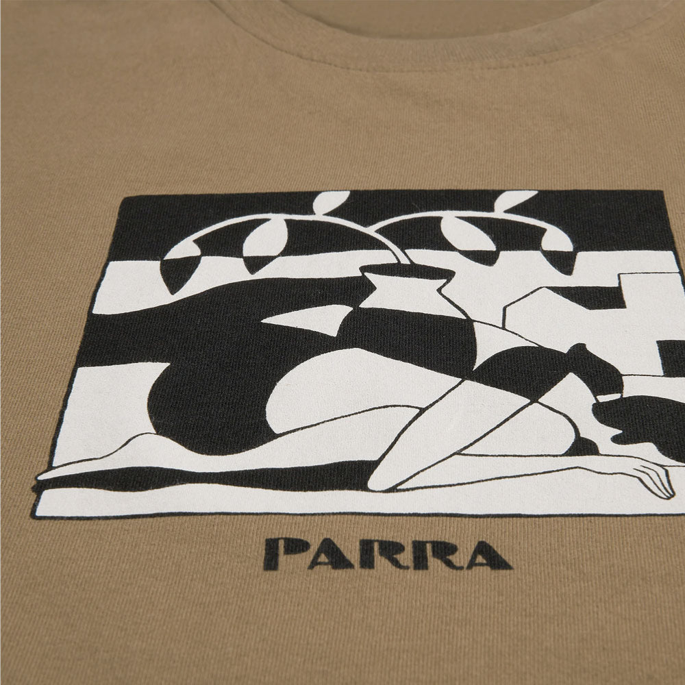 Parra - The Lost Seeds LS Tee - Camel